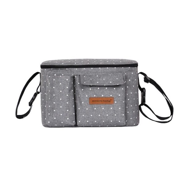 Kinderwagen organizer E562 grijs