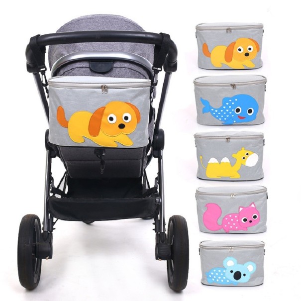 Kinderwagen organizer met dier