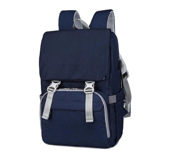 Kinderwagen reisrugzak donkerblauw