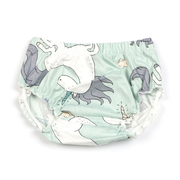Kinderwindelhose mit Einhorn grün 12-18 Monate