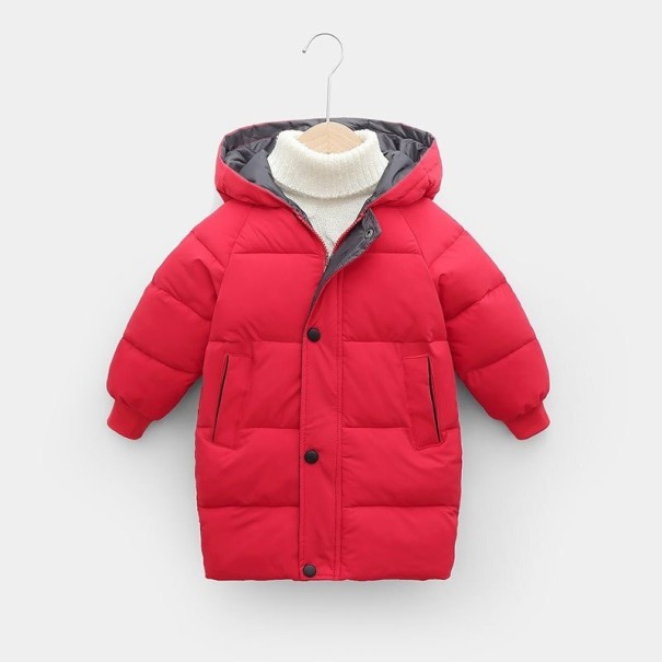 Kinderwinterjas L1849 rood 12