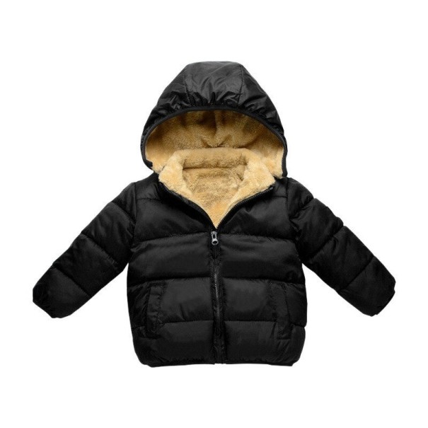 Kinderwinterjas L1864 zwart 5