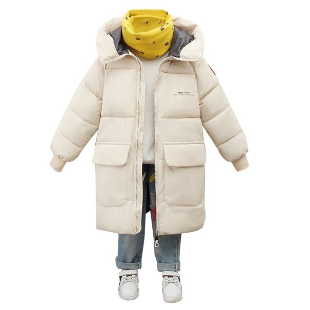 Kinderwinterjas L1913 crème 8