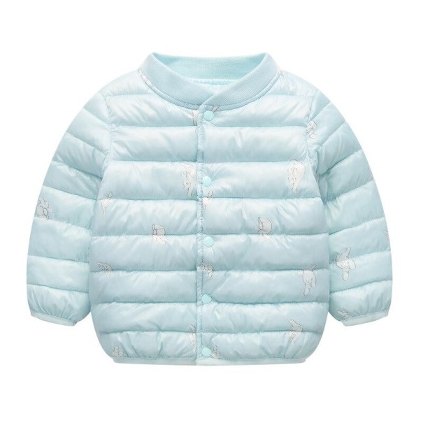 Kinderwinterjas L1978 turquoise 12-24 maanden