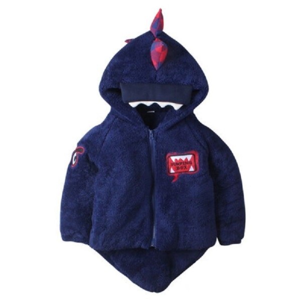 Kinderwinterjas L1993 donkerblauw 2