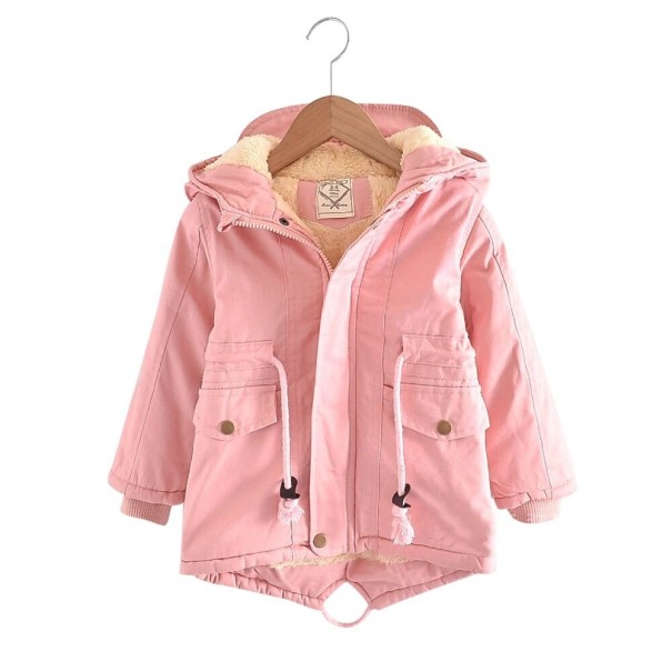 Kinderwinterjas L2040 roze 4