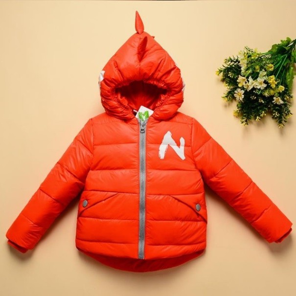 Kinderwinterjas Tyrannosaurus J2465 oranje 6