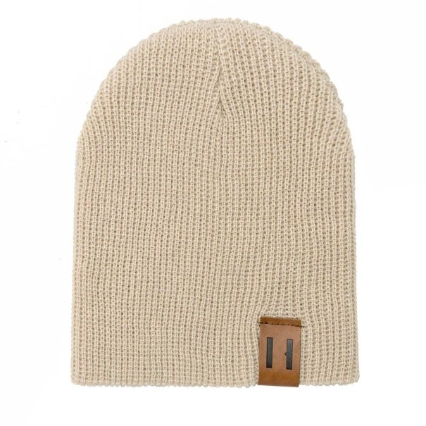 Kinderwintermuts beige
