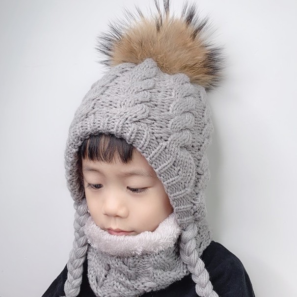 Kinderwintermuts en nekwarmer A395