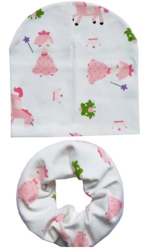 Kinderwintermuts en sjaalset J578 18