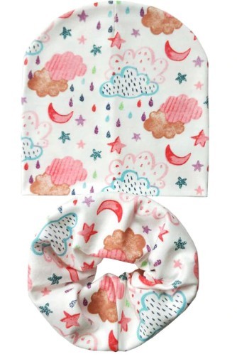 Kinderwintermuts en sjaalset J578 9