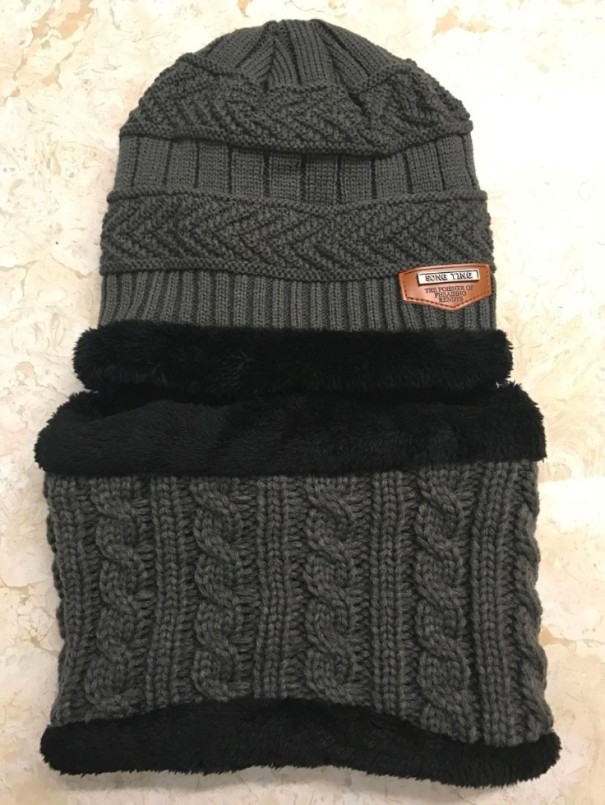 Kinderwintermuts + gratis nekwarmer J2870
