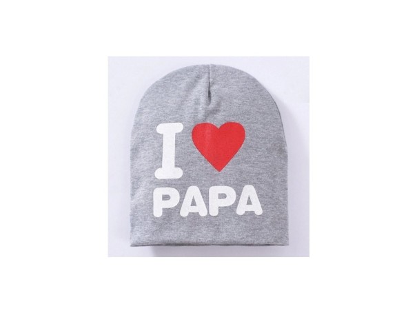 Kinderwintermuts I LOVE MAMA, I LOVE PAPA 6