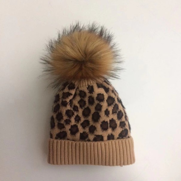 Kinderwintermuts luipaard 2