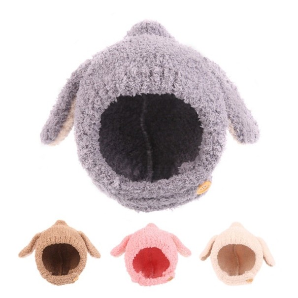 Kinderwintermuts met konijnenoren