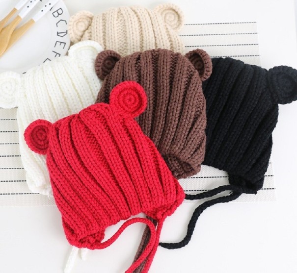 Kinderwintermuts met oren