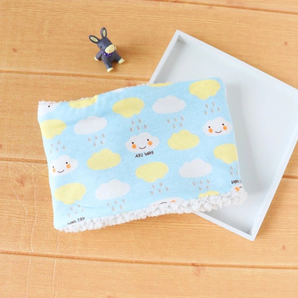 Kinderwintersjaal met wolkenprint J602 2