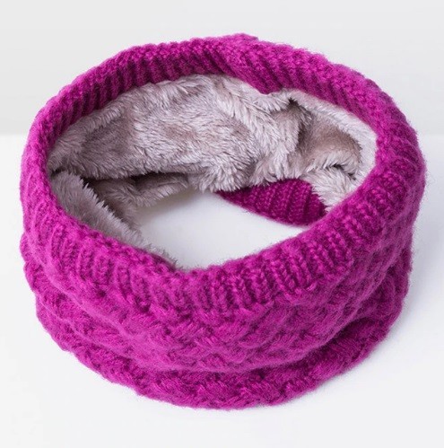 Kinderwollen sjaal J3288 roze