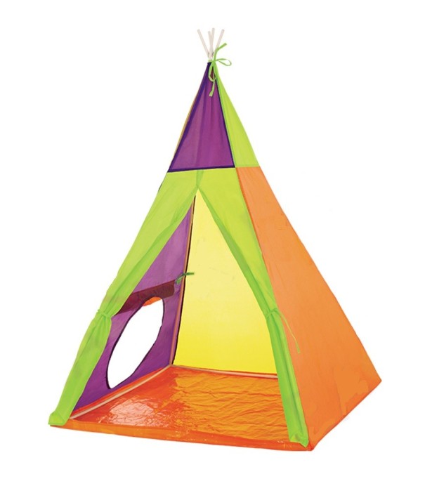 Kinderzelt buntes Tipi 1