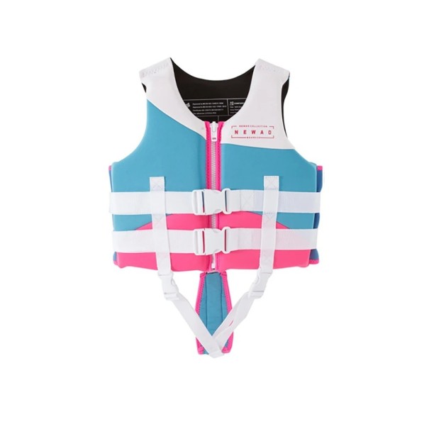 Kinderzwemvest Kinderzwemvest Kinderzwemvest met opdruk V340 blauw-roze S/M