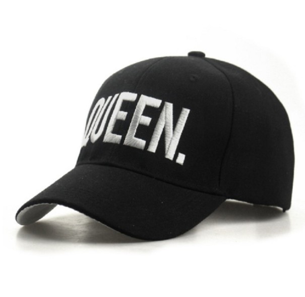 King &amp; Queen Keps - Svart Queen - svart
