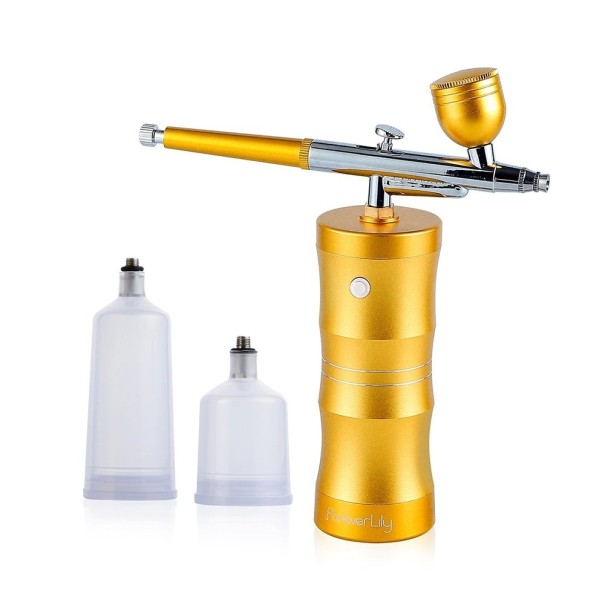 Kit d'aérographe doré
