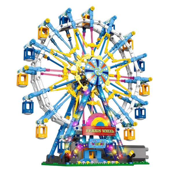 Kit de construcción de noria Kit de construcción móvil 870 piezas 29,6 x 15 x 28,8 cm 1