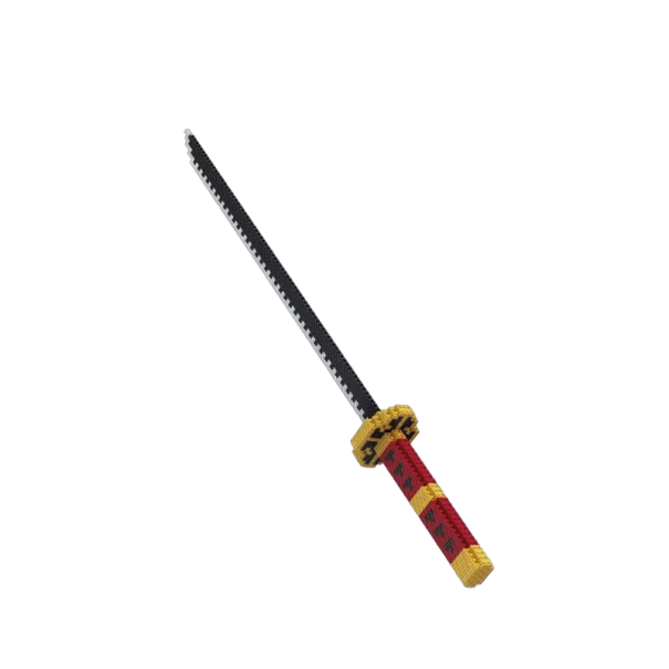 Kit de construction épée de samouraï rouge