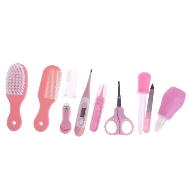 Kit de inicio para recién nacidos - 10 piezas rosa