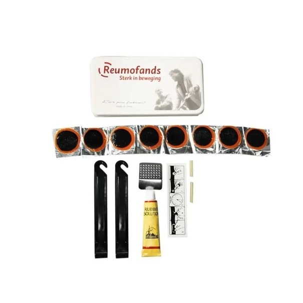 Kit de réparation de vélos et de vélos électriques Kit de réparation portable de chambres à air Pneus Rustines Colle Outils Accessoires de cyclisme 1
