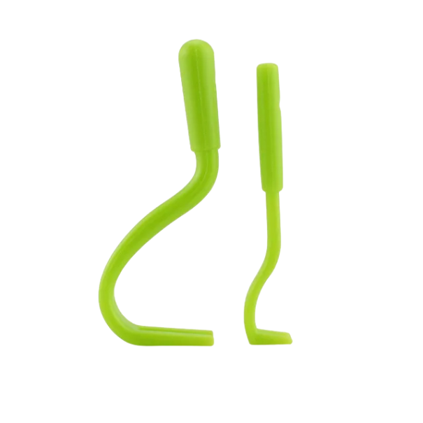 Kit de retrait des puces et tiques pour chiens et chats Outils de retrait des tiques et puces Accessoires de retrait des tiques 2 pcs vert
