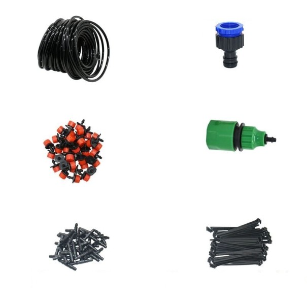 Kit de riego por goteo 25 m
