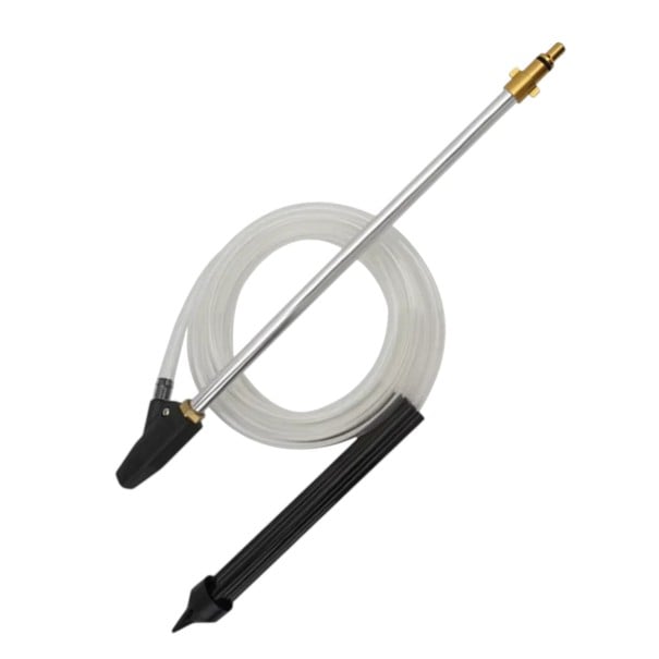 Kit de sablage pour nettoyeur haute pression Anlu et Kohler Buse en céramique #035 Embout en acier inoxydable 46 cm Tuyau 3 m Noir Pour rouille 1