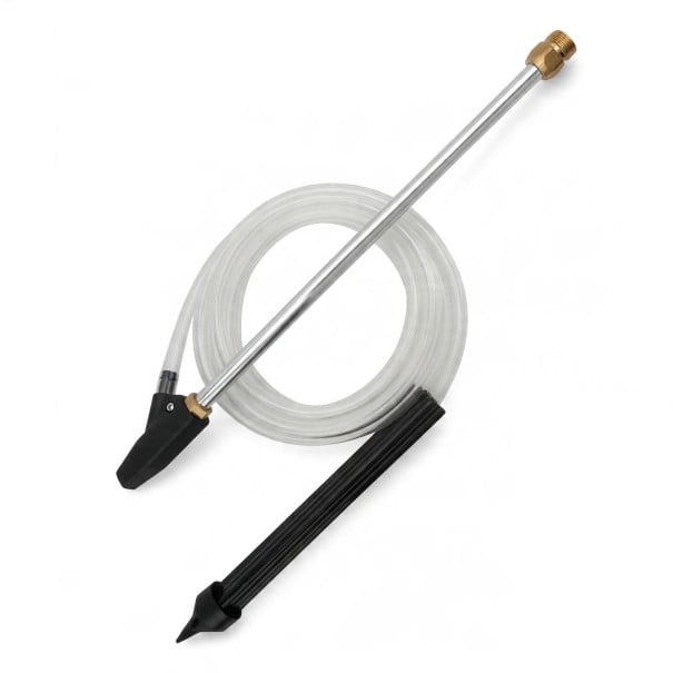 Kit de sablage pour nettoyeur haute pression Filetage M22 mâle Pour Kränzle Embout en acier inoxydable 46 cm Buse en céramique Tuyau 3 m Pour rouille 1