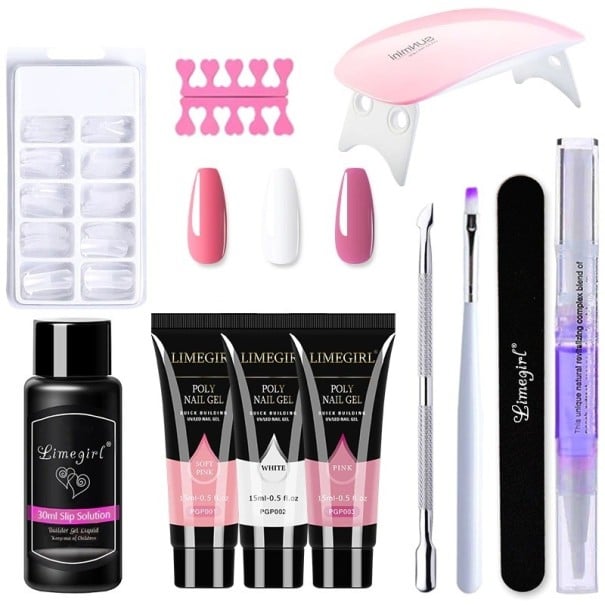 Kit de uñas con mini lámpara UV/LED 4