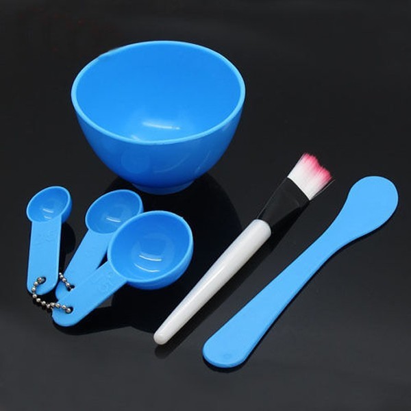Kit para hacer mascarillas faciales azul