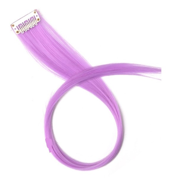 Kläm i hårstycke 50 cm G3011 ljuslila