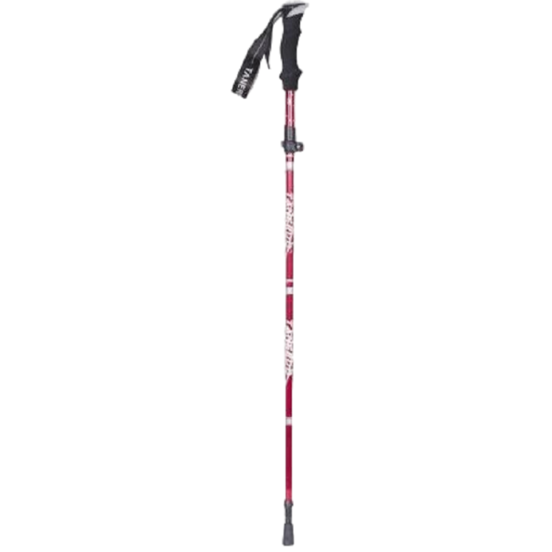 Klappbarer Trekkingstock 110 - 130 cm rot