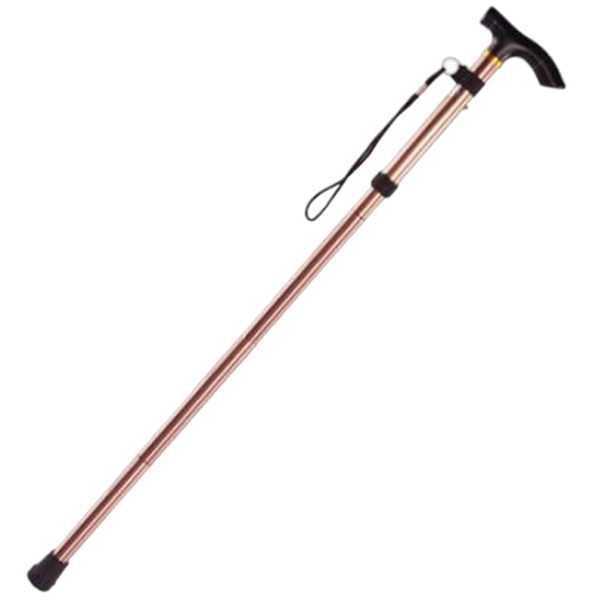 Klappbarer Trekkingstock 85 - 95 cm rose gold