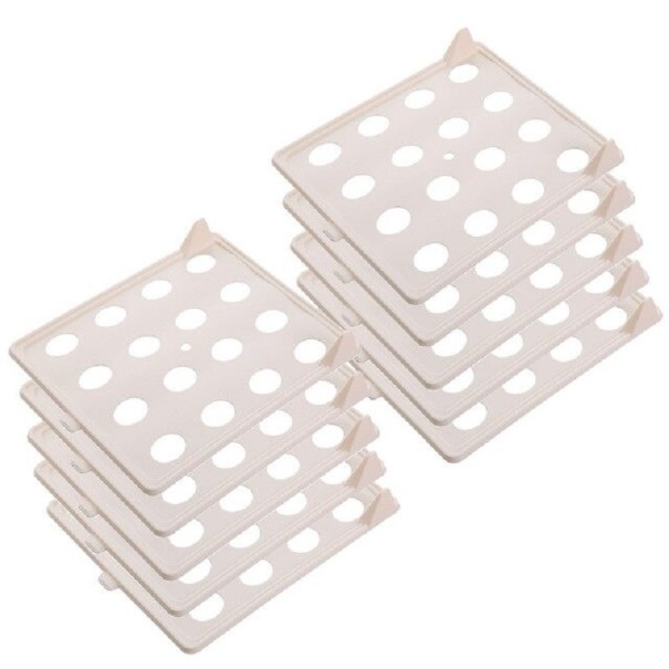 Kledingorganizer J443 crème 10 st.