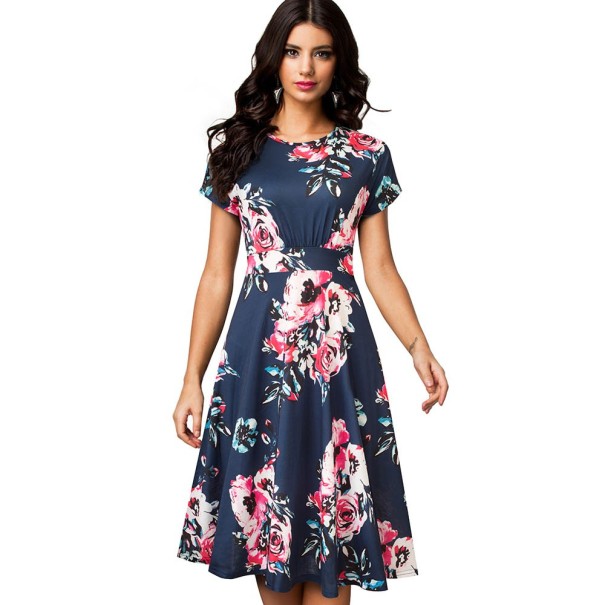 Kleid mit Blumen Diana L