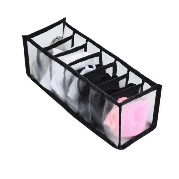 Kleiderorganizer 32 x 12 x 12 cm schwarz