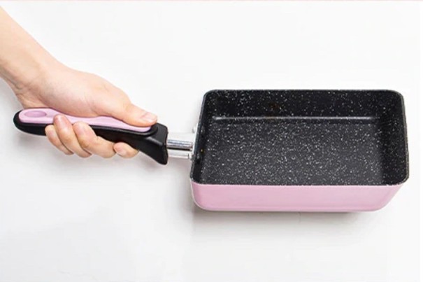 Kleine rechthoekige pan J1996 roze