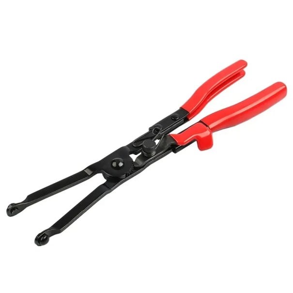 Klešte na demontáž svorek výfuku rozpěrné kleště 30 cm kovový nástroj na opravy automobilov montáž a demontáž výfukových svorek 1