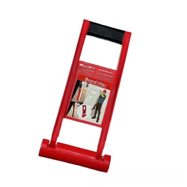 Kleště zum Tragen von Paneelen Tragfähigkeit 80 kg Abmessungen 37 × 16,5 × 13 cm Kunststoffheber für die Handhabung von Platten und Fliesen rot