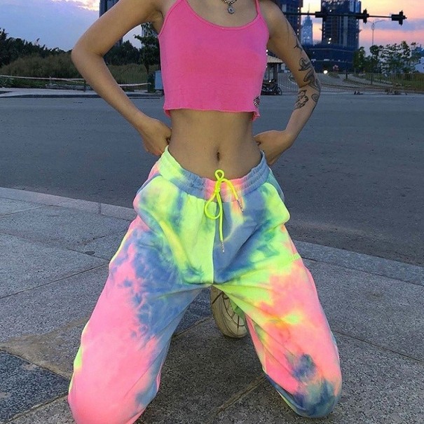 Kleurrijke joggingbroek voor dames