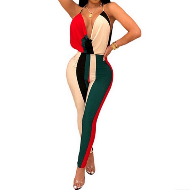 Kleurrijke jumpsuit voor dames M 2