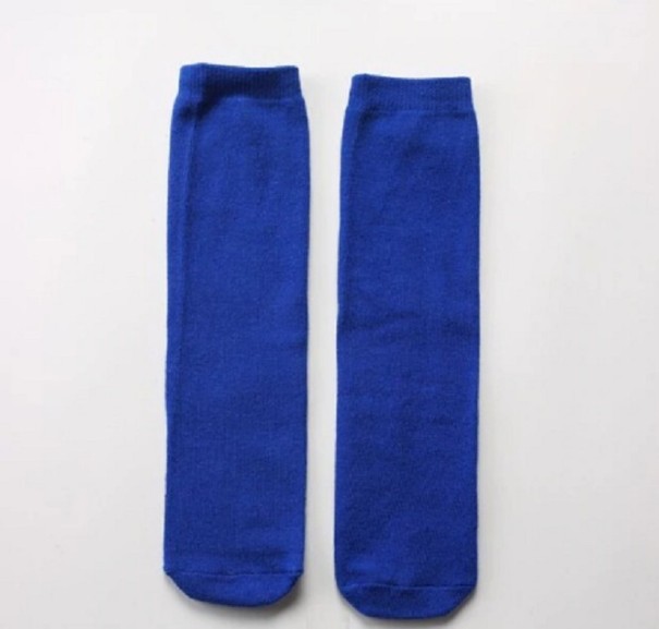 Kleurrijke kniekousen voor meisjes blauw