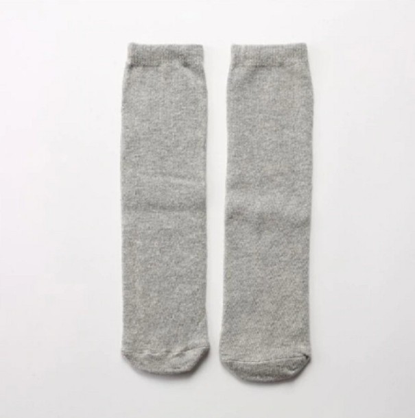 Kleurrijke kniekousen voor meisjes grijs