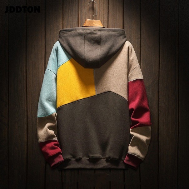Kleurrijke sweater voor heren F108